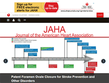 Tablet Screenshot of jaha.ahajournals.org