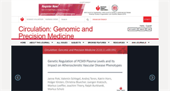 Desktop Screenshot of circgenetics.ahajournals.org